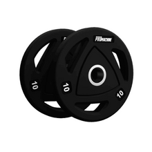 Cargar imagen en el visor de la galería, Pack Discos Rubber ProMachine 55 kilos + Barra Olímpica de 1.50 Metros