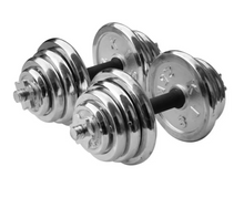 Cargar imagen en el visor de la galería, SET 30KG MALETÍN CAST IRON | PLATEADO