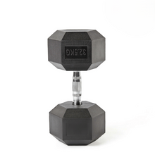 Cargar imagen en el visor de la galería, Mancuernas Hexagonales De Caucho 32,5kg (Par)