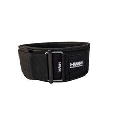 Cargar imagen en el visor de la galería, Cinturón de Halterofilia Recto negro | HWM
