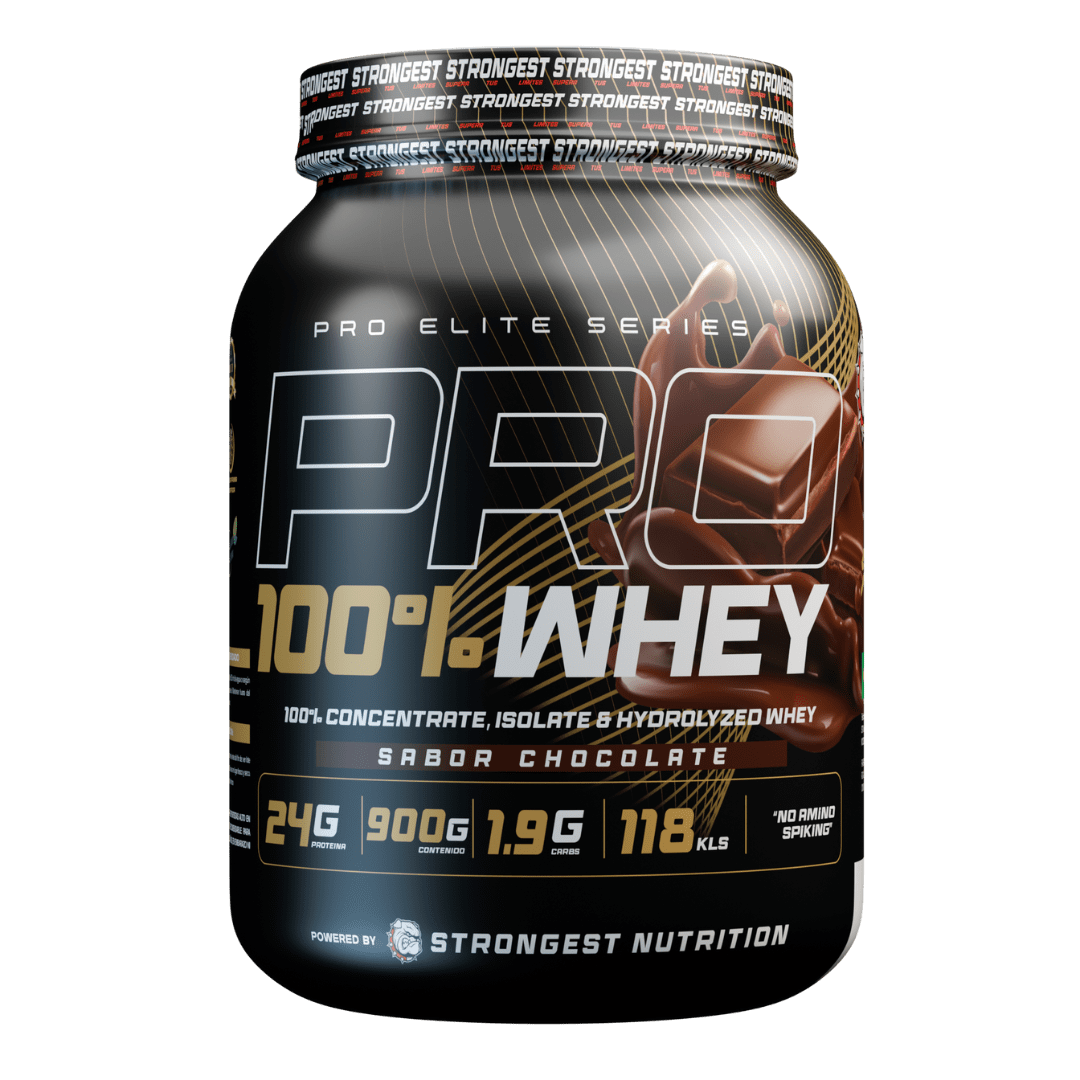 PRO 100% WHEY PROTEINA 900G - STRONGEST – Biogymstore Chile