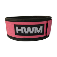 Cargar imagen en el visor de la galería, Cinturón de Halterofilia Recto Rosa | HWM