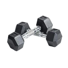 Cargar imagen en el visor de la galería, Mancuernas Hexagonales De Caucho 2.5kg (Par)