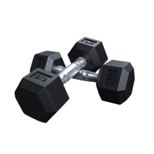 Cargar imagen en el visor de la galería, Mancuernas Hexagonales De Caucho 5kg (Par)