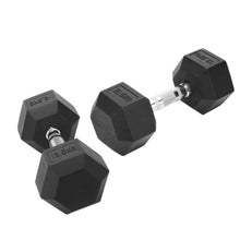 Cargar imagen en el visor de la galería, Mancuernas Hexagonales De Caucho 12.5kg (Par)