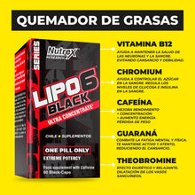 Cargar imagen en el visor de la galería, Lipo 6 Black