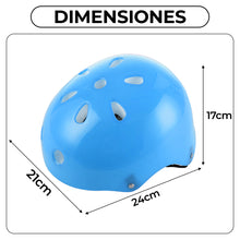 Cargar imagen en el visor de la galería, Set de Casco y Protectores Deportivos Unisex