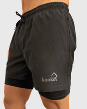 Cargar imagen en el visor de la galería, ECO SHORT 2 EN 1 PERFECT BLACK