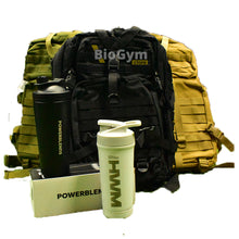 Cargar imagen en el visor de la galería, Mochila Biogymstore 45 Lt. + Shaker de acero inoxidable HWM