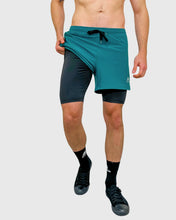 Cargar imagen en el visor de la galería, ECO SHORT 2 EN 1 EMERALD