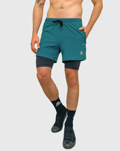 Cargar imagen en el visor de la galería, ECO SHORT 2 EN 1 EMERALD