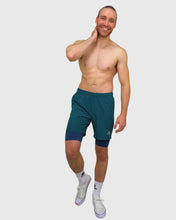 Cargar imagen en el visor de la galería, ECO CALZA CORTA COMPRESION AZUL