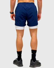 Cargar imagen en el visor de la galería, ECO SHORT 2 EN 1 SNOW AZUL