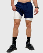 Cargar imagen en el visor de la galería, ECO SHORT 2 EN 1 SNOW AZUL