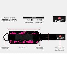 Cargar imagen en el visor de la galería, Ankle Straps Pink Piton (Par) | FullFit