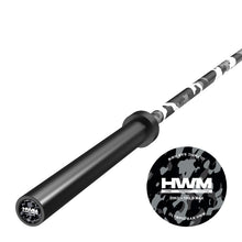 Cargar imagen en el visor de la galería, Barra Olímpica Cerakote Black Camo 700lb 20kg | HWM