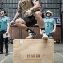 Cargar imagen en el visor de la galería, Cajón Pliométrico De Madera 3 En 1 (76x51x61cm) | HWM