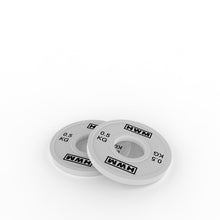 Cargar imagen en el visor de la galería, Discos Olímpicos Fraccionales 0.5kg (Par) | HWM