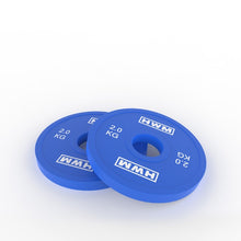 Cargar imagen en el visor de la galería, Discos Olímpicos Fraccionales 2.0kg (Par) | HWM