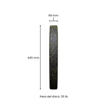 Cargar imagen en el visor de la galería, CRUMB BUMPER PLATES 35LB (PAR) | HWM -Discos olimpicos