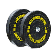 Cargar imagen en el visor de la galería, CRUMB BUMPER PLATES 35LB (PAR) | HWM -Discos olimpicos