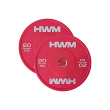 Cargar imagen en el visor de la galería, Discos 20kg Color Rosa (Par) | HWM