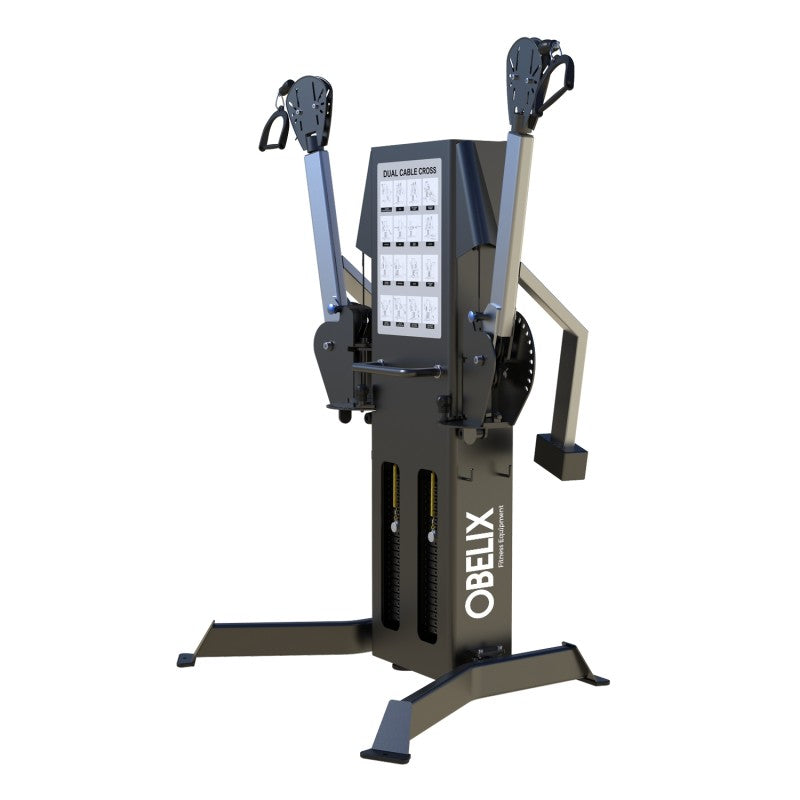 MAQUINAS PARA GIMNASIO】Dual Cable Cross Max II MO Series | Obelix