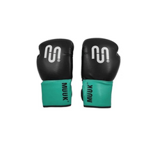 Cargar imagen en el visor de la galería, Guante De Box PU Impact Muuk Negro - Turquesa