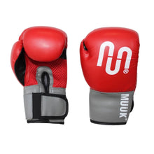 Cargar imagen en el visor de la galería, Guante De Box PU Impact Muuk Rojo-Gris