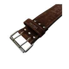 Cargar imagen en el visor de la galería, Cinturón de levantamiento de pesas de cuero resistente | HWM