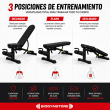Cargar imagen en el visor de la galería, Banco ajustable Multifuncional Pro