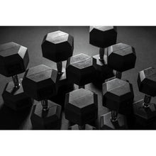Cargar imagen en el visor de la galería, Mancuernas Hexagonales de Caucho 30kg (Par)