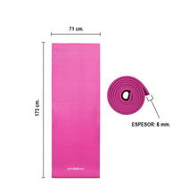 Cargar imagen en el visor de la galería, Mat De Yoga 6mm | Mindfullness Rosa