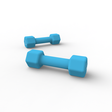 Cargar imagen en el visor de la galería, Par Mancuernas de Neopreno 2kg