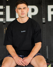 Cargar imagen en el visor de la galería, POLERA OVER SIZE CLASICA NEGRA