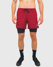 Cargar imagen en el visor de la galería, ECO SHORT 2 EN 1 TRIBAL WINE