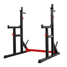 Cargar imagen en el visor de la galería, Squat Rack Ajustable Con Soporte De Fondos | Forza
