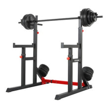 Cargar imagen en el visor de la galería, Squat Rack Ajustable Con Soporte De Fondos | Forza
