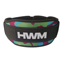 Cargar imagen en el visor de la galería, Cinturon de entrenamiento HWM camuflado Levantamiento De Pesas Crossfit Gym