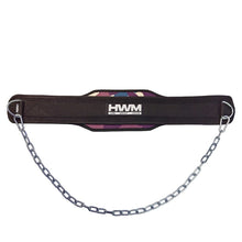 Cargar imagen en el visor de la galería, Cinturon De Lastre Con Cadenas Y Mosqueton HWM calistenia