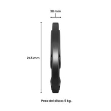 Cargar imagen en el visor de la galería, Discos Olímpicos Grip 5kg (Par)