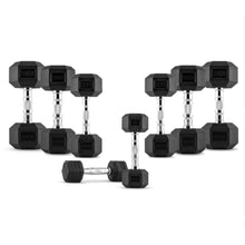 Cargar imagen en el visor de la galería, Pack 4 Pares Mancuernas Hexagonales - Total peso 50kg