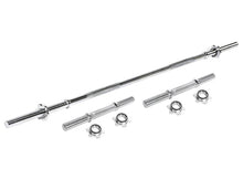 Cargar imagen en el visor de la galería, SET BARRA CON MANCUERNAS DE METAL 45 kilos