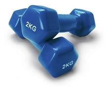 Cargar imagen en el visor de la galería, Par Mancuernas Vinilo 2 kg cada una