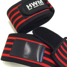 Cargar imagen en el visor de la galería, RODILLERAS ELÁSTICAS HWM POWERLIFTING - ENTRENAMIENTO - GYM