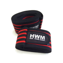Cargar imagen en el visor de la galería, RODILLERAS ELÁSTICAS HWM POWERLIFTING - ENTRENAMIENTO - GYM