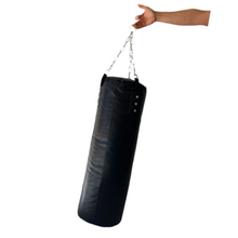 Cargar imagen en el visor de la galería, Saco de box negro + guantes - Pack Dale duro!