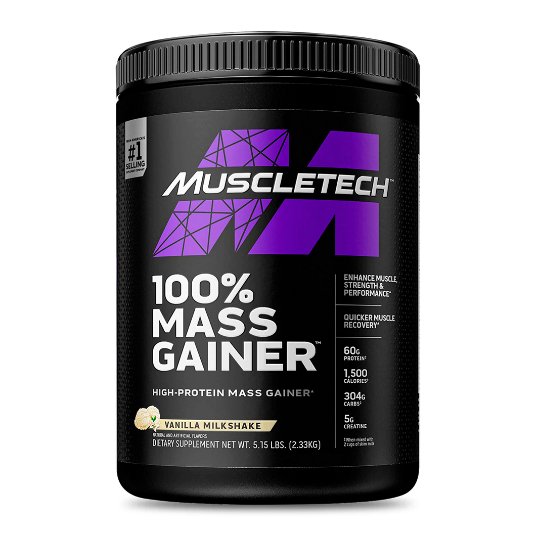 100% MASS GAINER - GANADOR DE MASA MUSCULAR