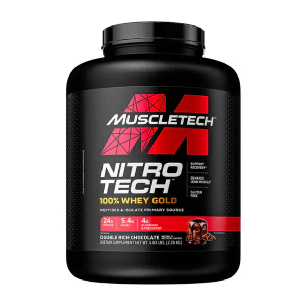 Pack Muscletech Proteína 100% WHEY GOLD, Creatina Platinum y Shaker regalo