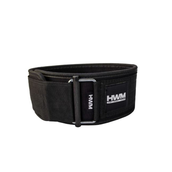 Cinturón de Halterofilia Recto negro | HWM